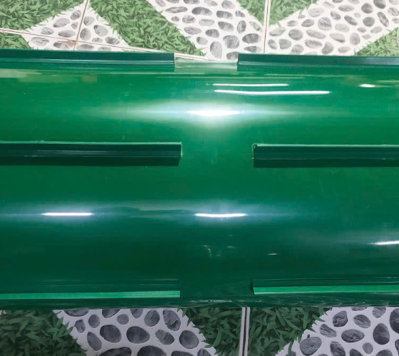 Băng tải PVC xanh gia công ép gờ T