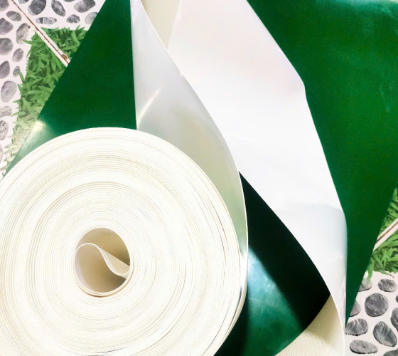 Dây băng tải pvc trắng 1mm