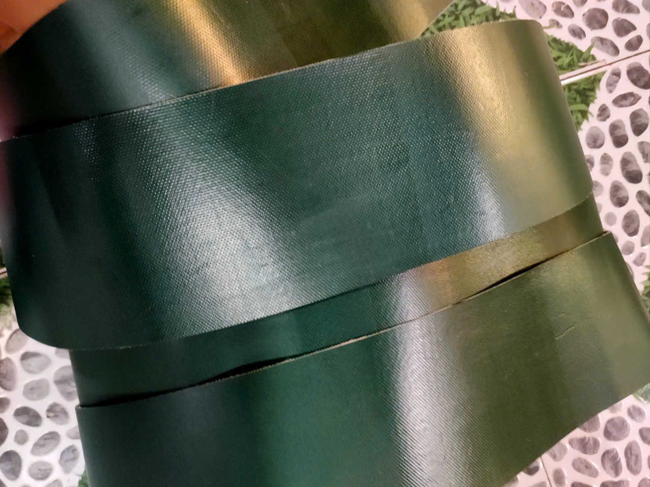 Dây băng tải pu xanh Kim Ngân Thịnh