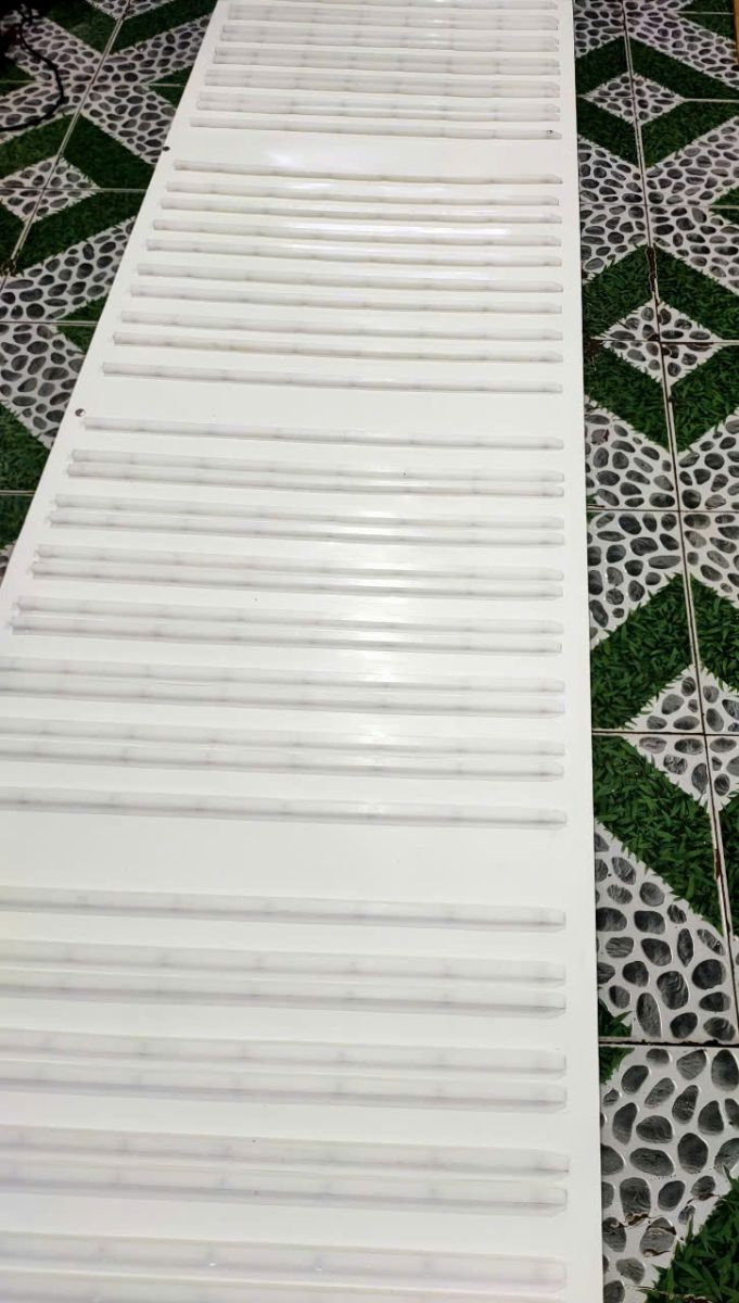 dây băng tải pvc trắng 3mm lắp gờ nhựa Kim Ngân Thịnh
