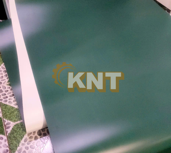 Dây băng tải pu xanh dày 1.8mm Kim Ngân Thịnh