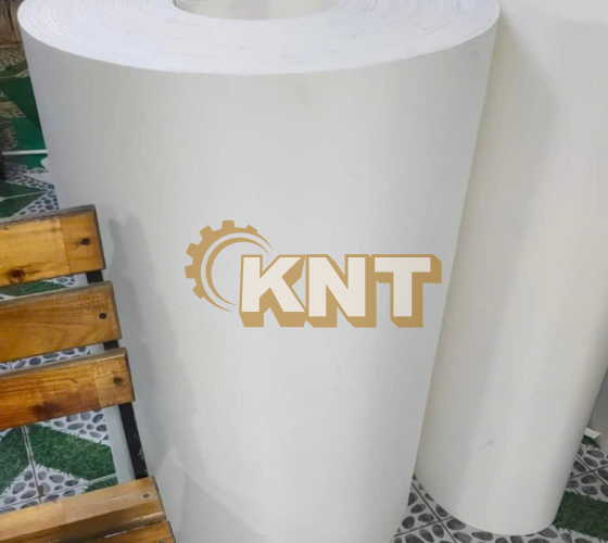 Dây băng tải pvc trắng 5mm 2 mặt bố